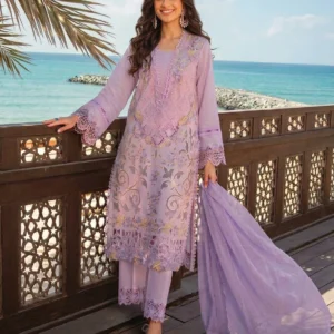 Rang Rasiya Purple Luxury Lawn Collection Replica